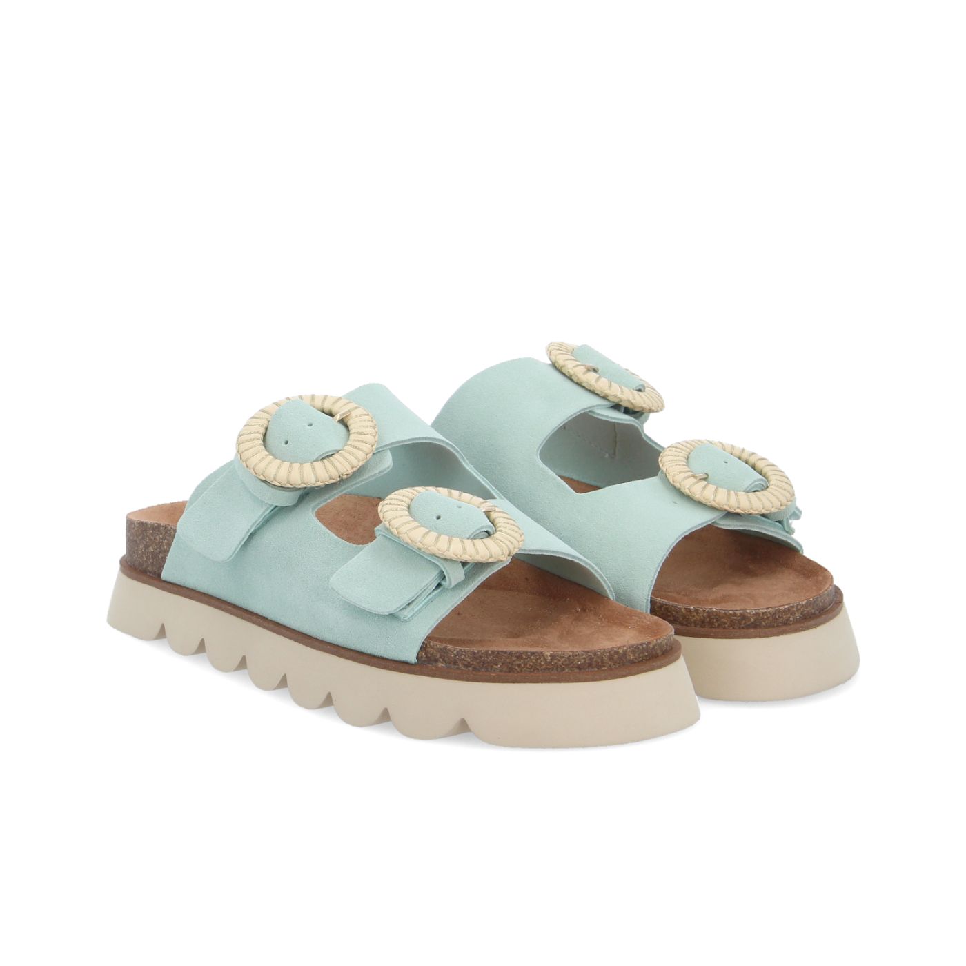 SANDY SLAP W - SUEDE - VERT